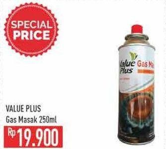 Promo Harga Value Plus Gas Masak 250 ml - Hypermart