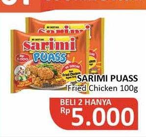 Promo Harga SARIMI Mi Instan Goreng Puass Fried Chicken 100 gr - Alfamidi