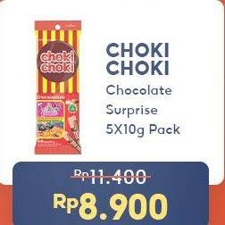 Promo Harga Choki-choki Coklat Chococashew Surprise Pack per 5 pcs 10 gr - Indomaret