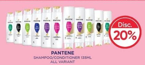 Promo Harga PANTENE Shampoo/Conditioner  - Guardian