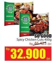 Promo Harga SO GOOD Chicken Cuts Spicy 400 gr - Hari Hari