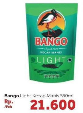 Promo Harga BANGO Kecap Manis Light 550 ml - Carrefour