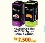 Promo Harga NABATI Nextar Cookies All Variants per 8 pcs 13 gr - Indomaret