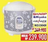 Promo Harga Sharp, Miyako, Advance Rice Cooker  - Hypermart