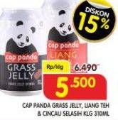 Promo Harga Cap Panda Minuman Kesehatan Lidah Buaya, Liang Teh, Cincau Selasih 310 ml - Superindo