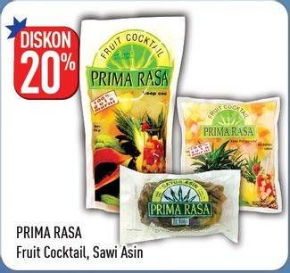 Promo Harga PRIMA RASA Fruit Cocktail/Sayur Asin Pack  - Hypermart