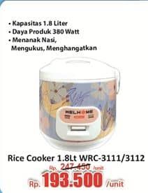Promo Harga Welhome WRC-3111/3112  - Hari Hari