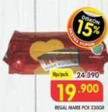 Promo Harga Regal Marie 230 gr - Superindo