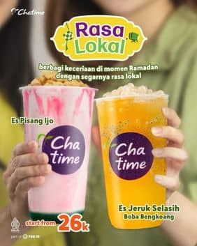 Promo Harga Rasa Lokal  - Chatime