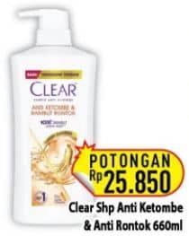 Promo Harga Clear Shampoo Anti Hair Fall, Complete Soft Care 600 ml - Hypermart