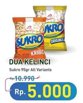 Promo Harga Dua Kelinci Kacang Sukro All Variants 100 gr - Hypermart