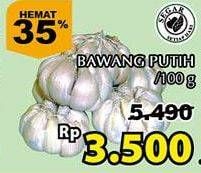 Promo Harga Bawang Putih per 100 gr - Giant