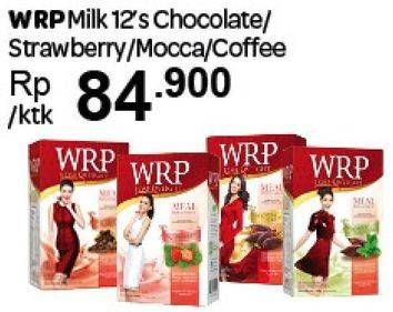 Promo Harga WRP Lose Weight Meal Replacement Chocolate, Strawberry, Mocca, Coffee 12 pcs - Carrefour