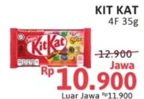 Promo Harga Kit Kat Chocolate 4 Fingers 35 gr - Alfamidi