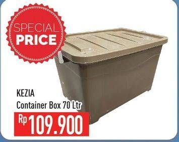 Promo Harga Container Box Kezia 70 ltr - Hypermart