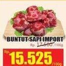 Promo Harga Oxtail Sapi per 100 gr - Hari Hari