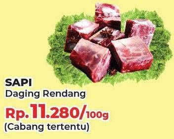 Promo Harga Daging Rendang Sapi Sapi per 100 gr - Yogya