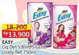 Promo Harga ATTACK Easy Detergent Liquid Lively Energetic, Sparkling Blooming, Sweet Glamour 750 ml - Alfamart