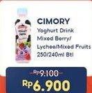 Promo Harga Cimory Yogurt Drink Mixed Berry, Lychee, Mixed Fruit 250 ml - Indomaret
