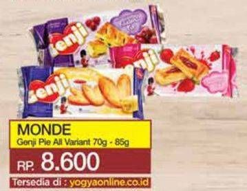 Promo Harga MONDE Genji Pie All Variants 70 gr - Yogya