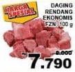 Promo Harga Daging Rendang Sapi Frozen per 100 gr - Giant