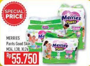 Promo Harga MERRIES Pants Good Skin M34, L30, XL26  - Hypermart