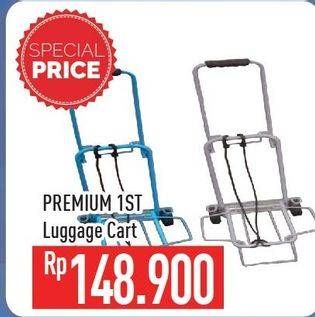 Promo Harga PREMIUM 1ST Luggage Cart  - Hypermart