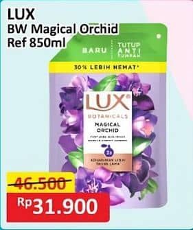 Promo Harga LUX Botanicals Body Wash Magical Orchid 850 ml - Alfamart