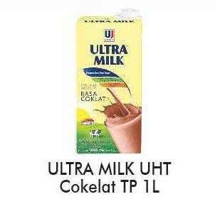 Promo Harga ULTRA MILK Susu UHT Coklat 1000 ml - Alfamart