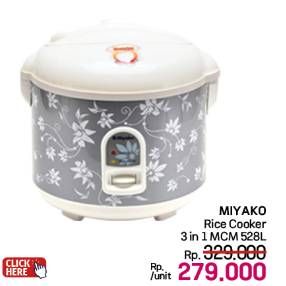 Promo Harga Miyako MCM 528 | Magic Com  - LotteMart