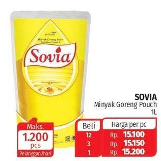 Promo Harga SOVIA Minyak Goreng 1000 ml - Lotte Grosir