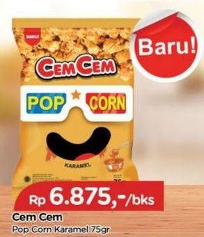 Promo Harga CEM-CEM Pop Corn Karamel 75 gr - TIP TOP
