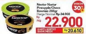 Promo Harga NABATI Nextar Cookies Nastar Pineapple Jam, Brownies Choco Delight 288 gr - Carrefour