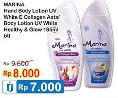 Promo Harga MARINA Hand Body Lotion E Collagen Asta, Healthy Glow 185 ml - Indomaret
