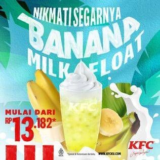 Promo Harga KFC Banana Float  - KFC