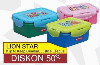 Promo Harga LION STAR Klip To Keep Gumbal, Justice League  - Yogya