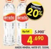 Promo Harga Amidis Air Mineral 1500 ml - Superindo