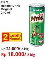 Promo Harga MILO Susu UHT Original 240 ml - Indomaret