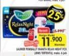 Promo Harga Laurier Relax Night 16 pcs - Superindo