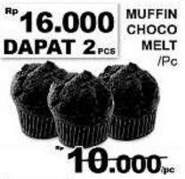 Promo Harga BREAD CO Muffin Chocolate per 2 pcs - Giant