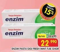 Promo Harga Enzim Pasta Gigi Fresh Mint 124 gr - Superindo