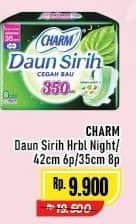 Promo Harga Charm Daun Sirih + Herbal Wing 42cm, Wing 35cm 6 pcs - Alfamart