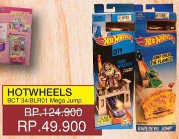 Promo Harga Hot Wheels Gift Set BCT 34, BLR01 Mega Jump  - Yogya