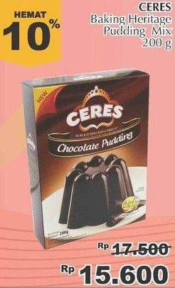 Promo Harga CERES Chocolate Pudding 200 gr - Giant