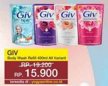 Promo Harga GIV Body Wash All Variants 400 ml - Yogya