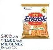 Promo Harga MIE GEMEZ ENAAK Snack Mi All Variants 22 gr - Alfamart