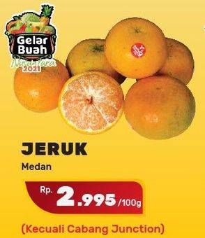 Promo Harga Jeruk Medan per 100 gr - Yogya