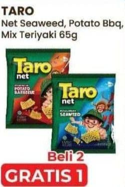 Promo Harga Taro Net Seaweed, Potato BBQ, Mix Teriyaki Barbeque 65 gr - Alfamart