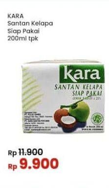 Promo Harga Kara Coconut Cream (Santan Kelapa) 200 ml - Indomaret