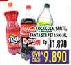 Promo Harga COCA COLA, SPRITE, FANTA Pet 1500ml  - Hypermart